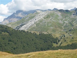 Vue sur les pistes de Candanchu
