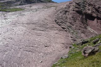 Sous le col de Couecq, une étrange érosion...